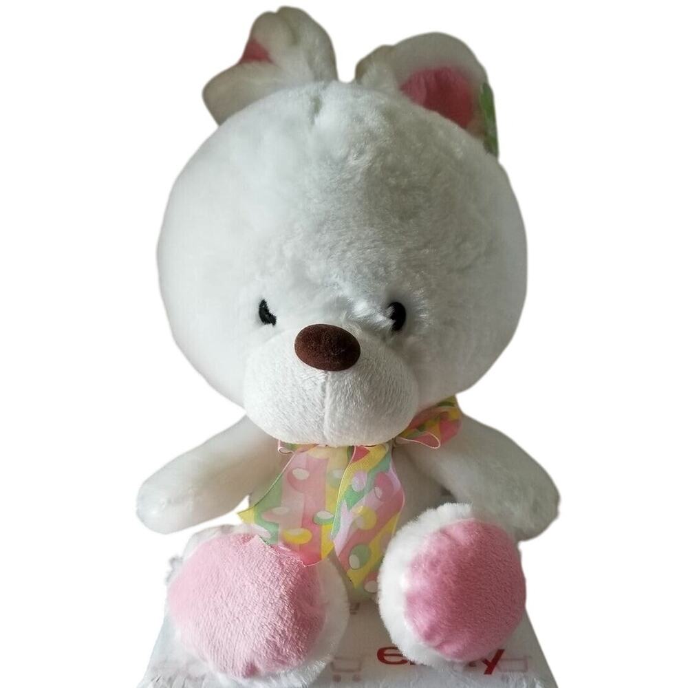 American Greetings Lucky the Bunny Plush - White - 8"